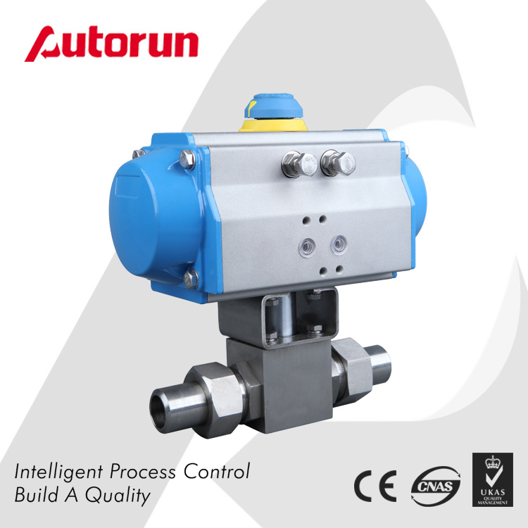 High Pressure Ball Valve with Pneumatic Actuator