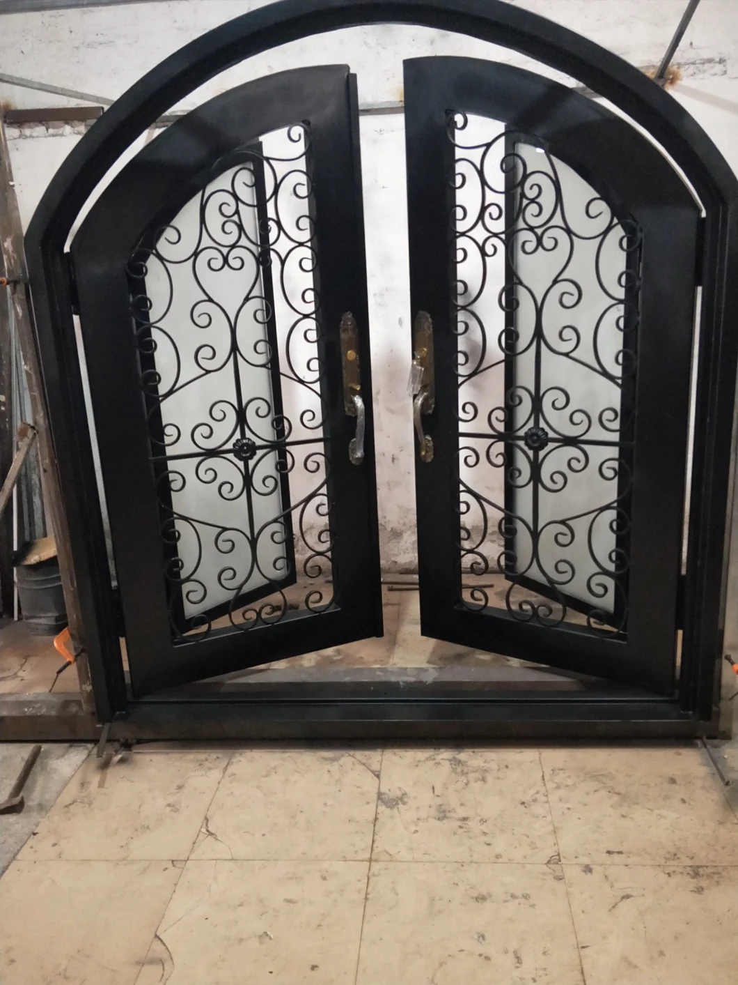 Wrought Iron Entrance Door|Iron Entry Doors|Wrought Iron Front Doors|Custom Iron Doors