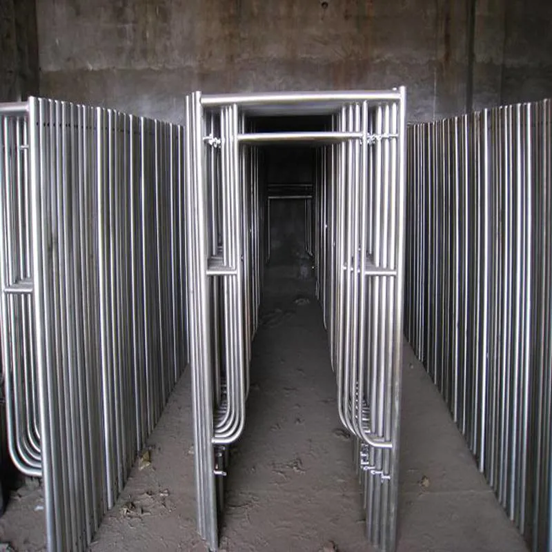 Powder Coated Steel H Scaffold Frame System Frame Scaffolding System