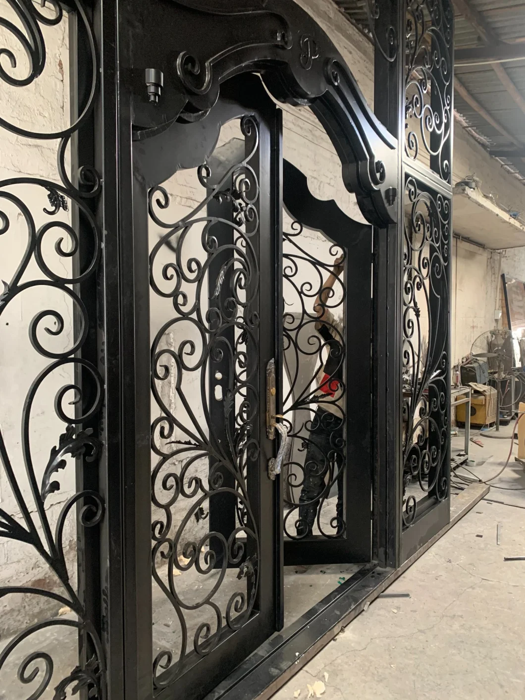 Wrought Iron Entrance Door|Iron Entry Doors|Wrought Iron Front Doors|Custom Iron Doors