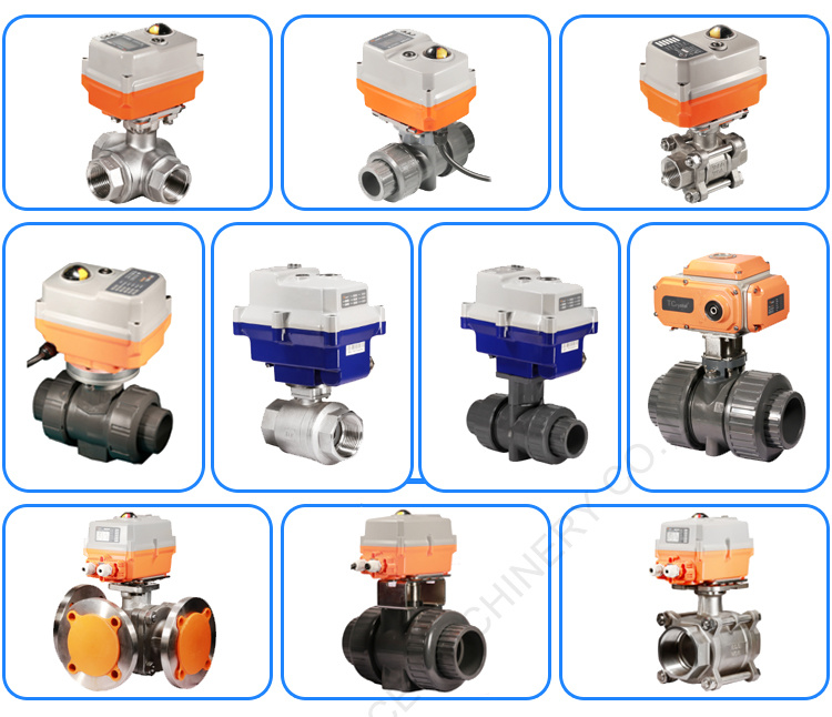 Food Grade 220V AC Electric Water Control Ball Valve