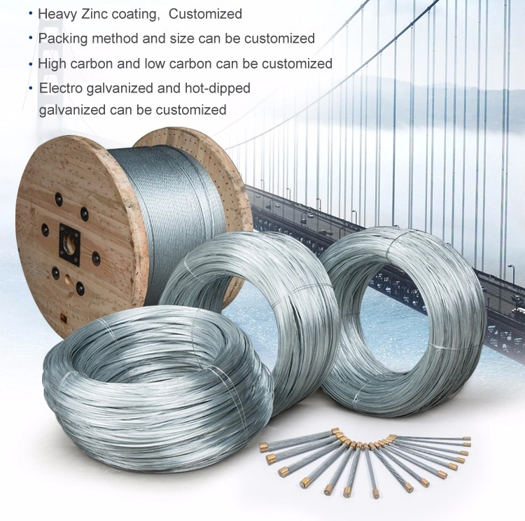 Steel Core Wire Extra-High Strength and Ultra-High Strength Galvanized Steel Core Wire