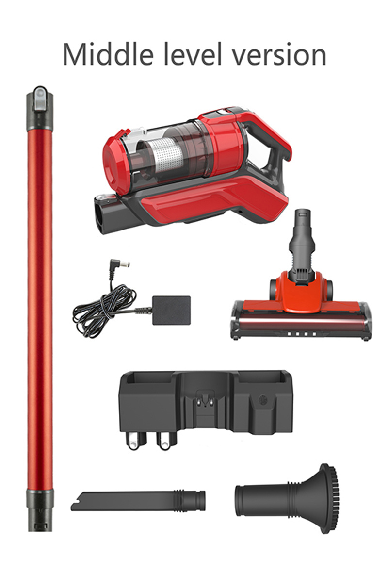 Rechargeable High Power Home Appliance Wireless Hand-Held Upright Multi-Cyclone Anti-Dust Vacuum Cleaner