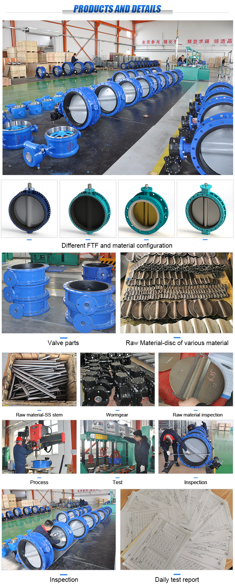 High Quality Actuator Control Rubber Lined Cryogenic Manual Flanged Ductile Cast Iron Lug Butterfly Valve