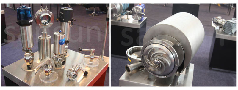 Sanitary Ball Valve Stainless Steel Three Way Clamped Ball Valve