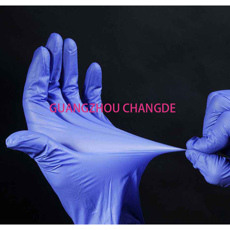 PE Film Apron Protectiv Disposable Blue & Transparent Degradable Ap602