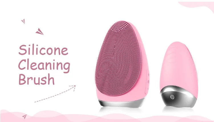 Electric Facial Cleaning Massage Brush Washing Machine Waterproof Silicone Facial Cleansing Brush