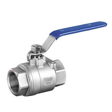 Stainless Steel 2PC Floating Ball Valve with DIN ANSI Standard