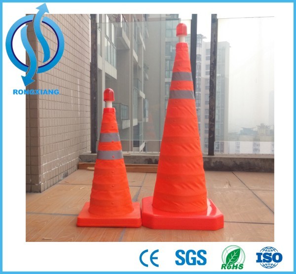 700mm Retractable Traffic Cone / Collapsible Traffic Cone / Portable Traffic Cone