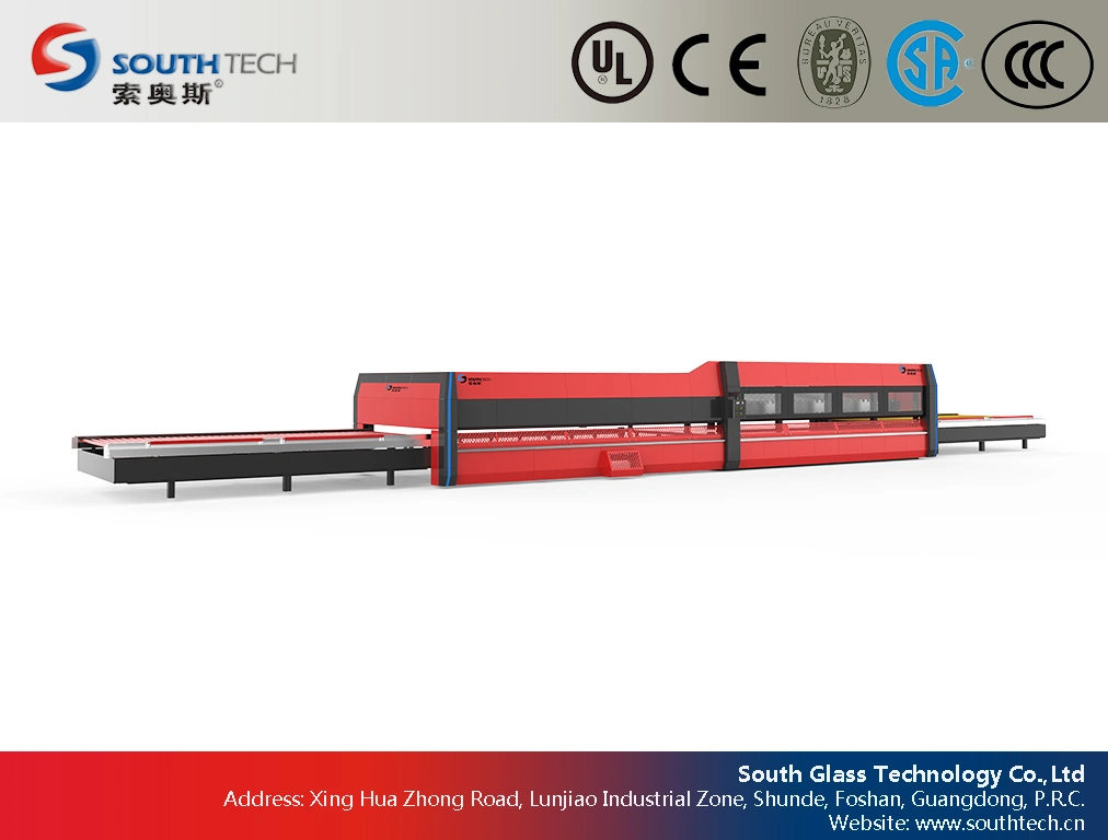 Southtech Passing Flat Glass Tempering Machinery with Forced Convection System (TPG-A series)