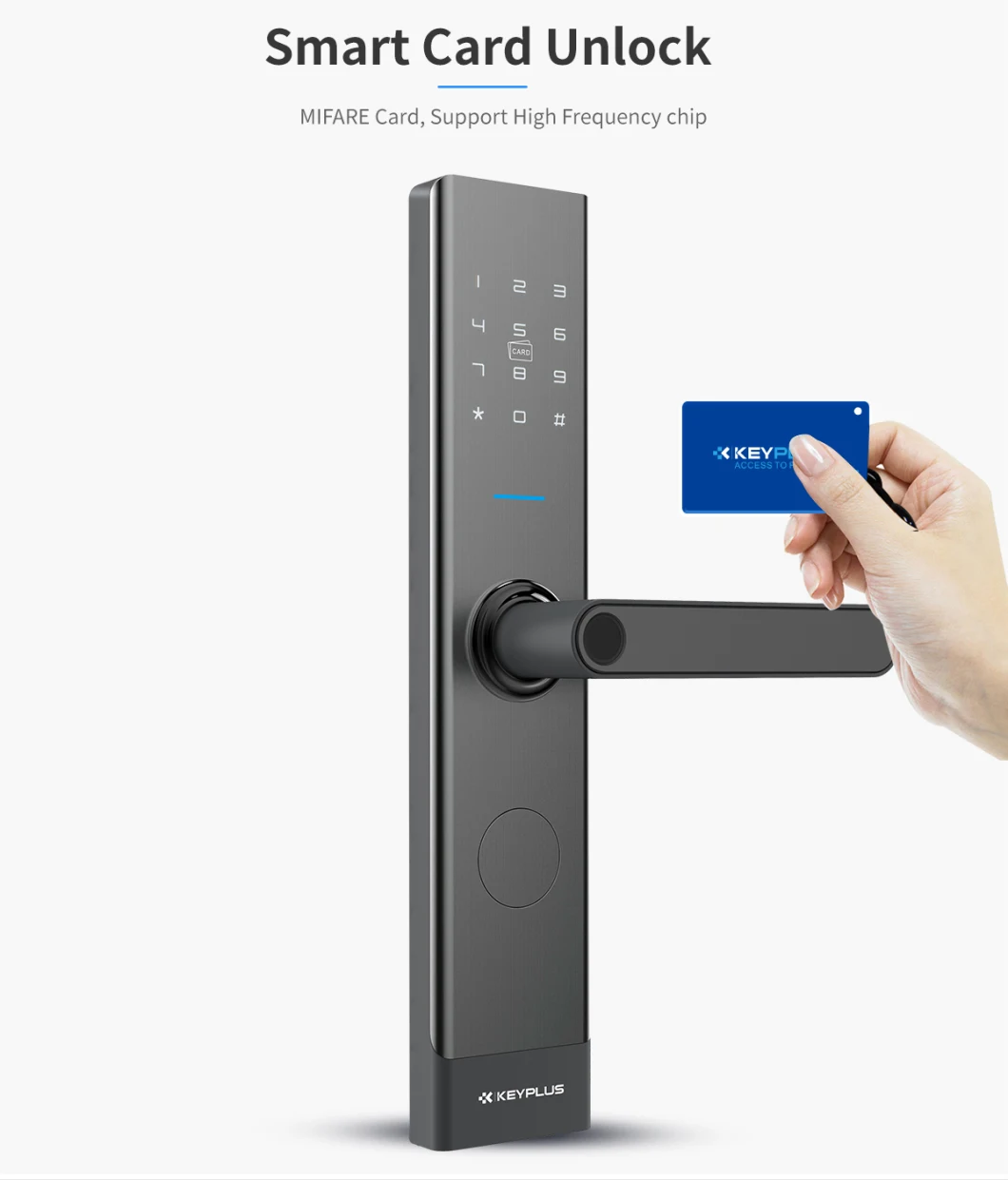 High Security Digital Door Locks Smart Keyless Home Electronic Door Lock for Front Door