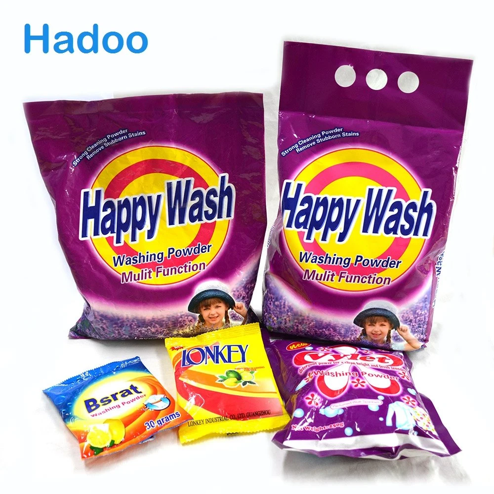 in Stock Manufacturer Wholesale Laundry Detergent Powder Washing Clothes Lemon Fragrance 1kg for Hand/Machine Wash