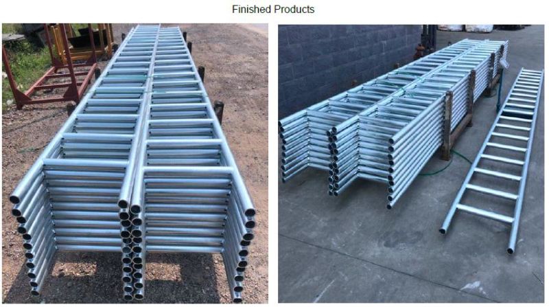 China Supplier Manufacturer Scaffold Cuplock and Ringlock System Galvanized Girder Steel Ladder Beam Scaffolding