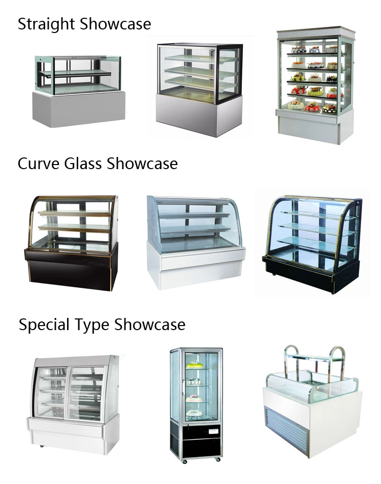 Cake Shop Bakery Display Cooler Showcase for Cake Displays