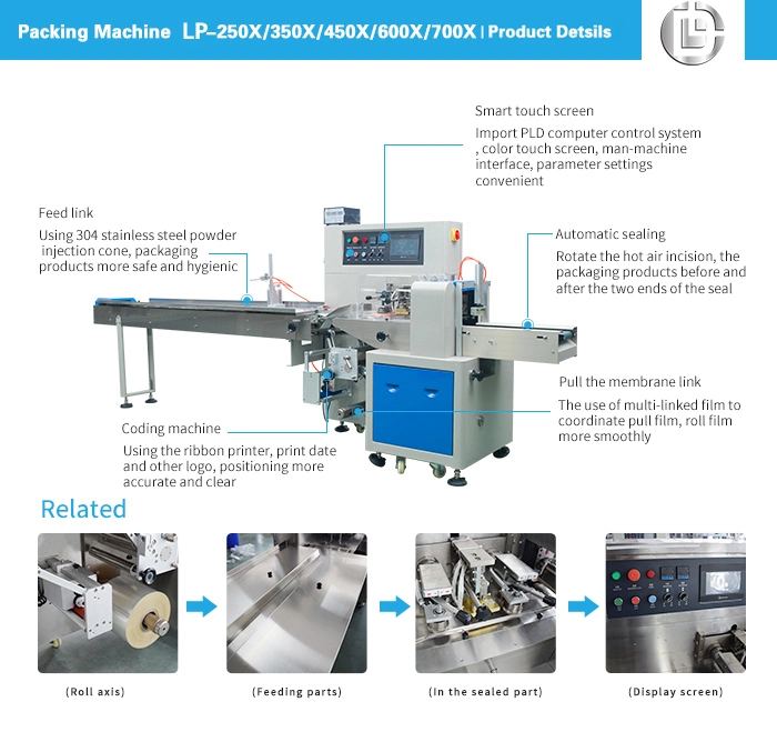 Automatic Fresh Lettuce / Whole Lettuce / Fresh and Frozen Vegetable Packing Machine