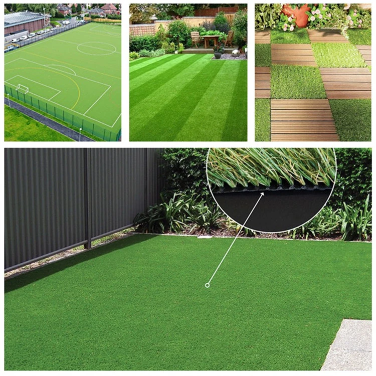 30mm Artificial Grass Roll Chinese Garden Football Landscape Synthetic Turf Mat Fake Grass Carpet for Football Field