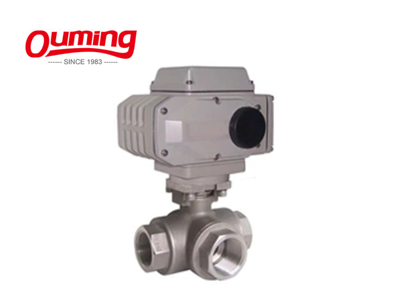 3 Way Normal Temperature Water Motor Operated Flange Valve
