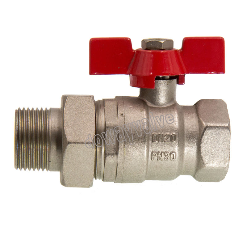 Dw249 Full Bore Male Ball Valve with Lever Handle