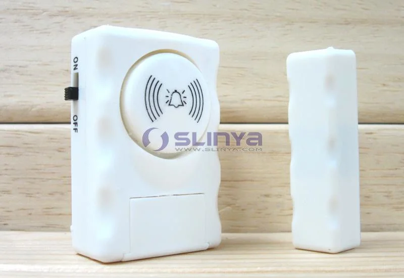 Security System Mini Magnetic Door Alarm Sensor Window Entry Alarm (MC06-1)