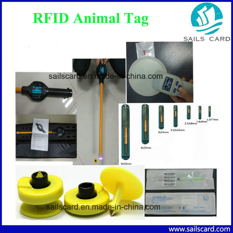 Bluetooth RFID Long Stick Handheld Livestock Portable Ear Tag Reader/Scanner