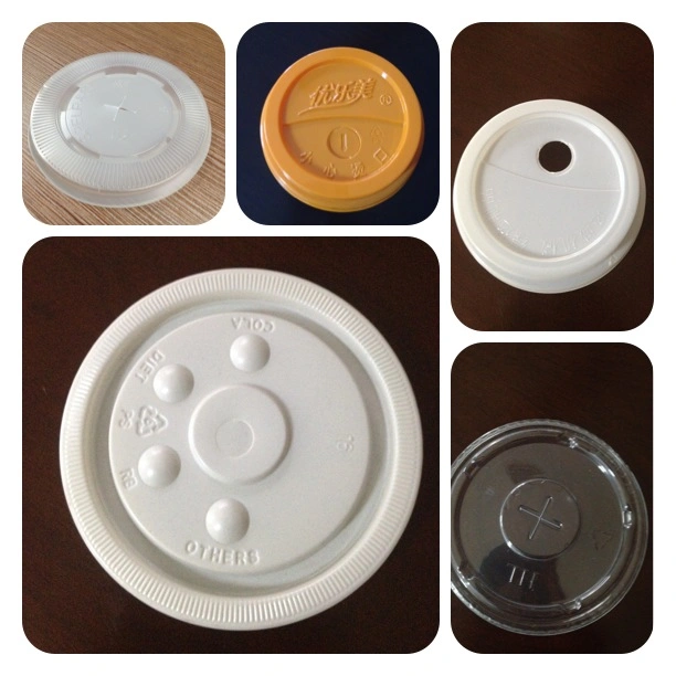 Automatic Plastic Cup Lid Cover Fast Food Tray Container Clamshell Box Thermoforming Machine