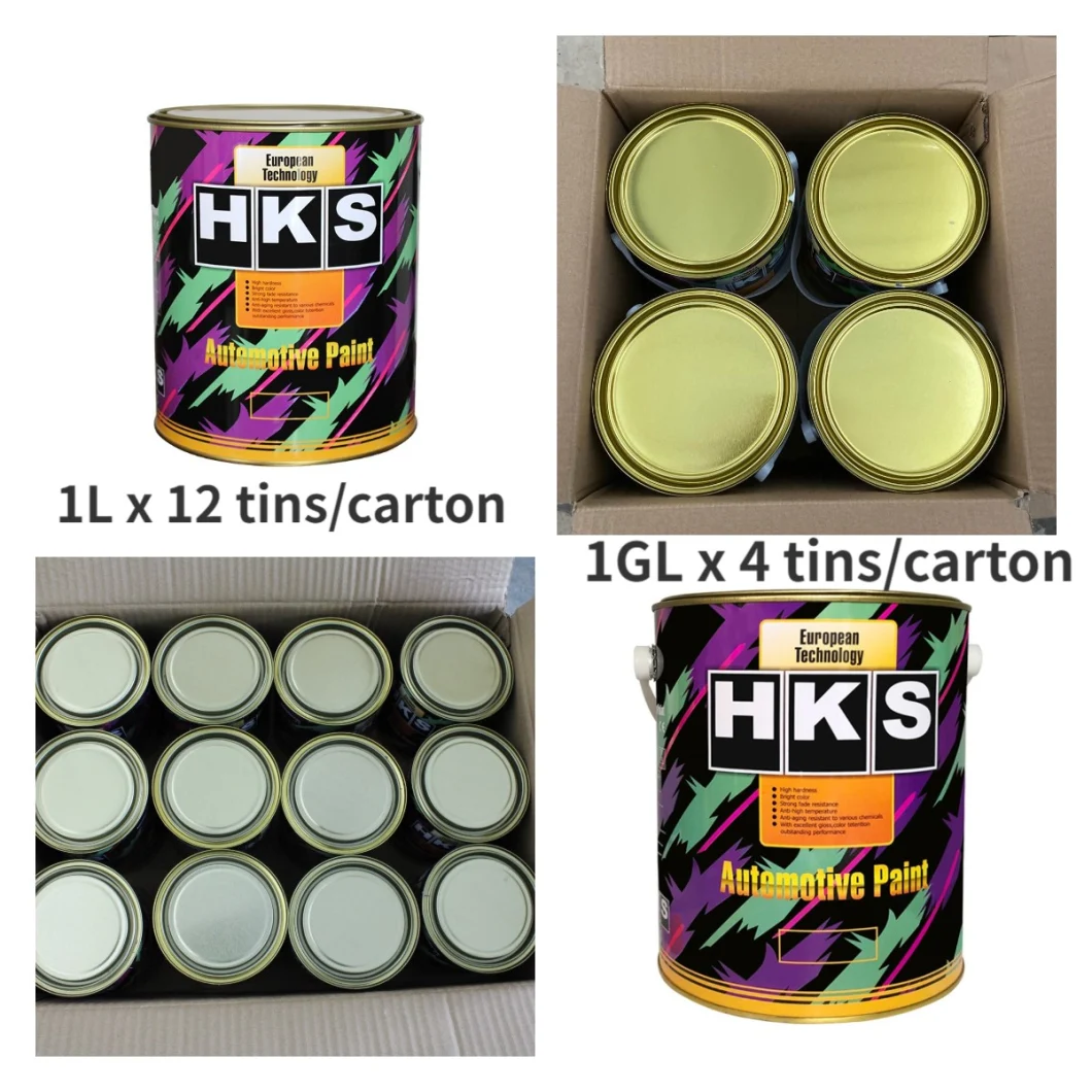 Car Paint Manufacturer Hks Auto Paints 2K Pure Black Paints