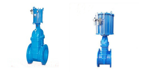 Stainless Steel WCB Pneumatic Soft Seal Gate Valve