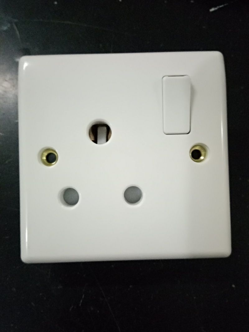 Electric Socket with Switch 1 Way or 2 Way