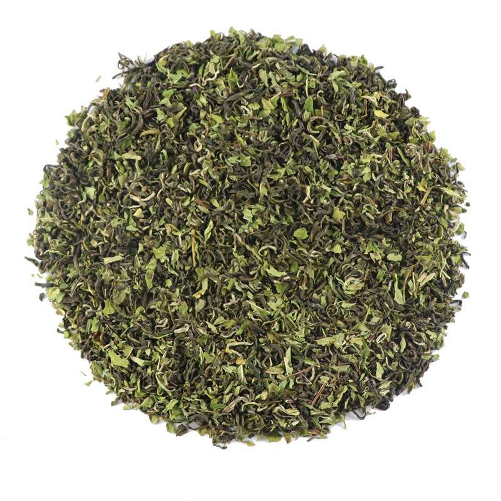100% Natural Loose Leaf Peppermint Green Tea for Europe Market