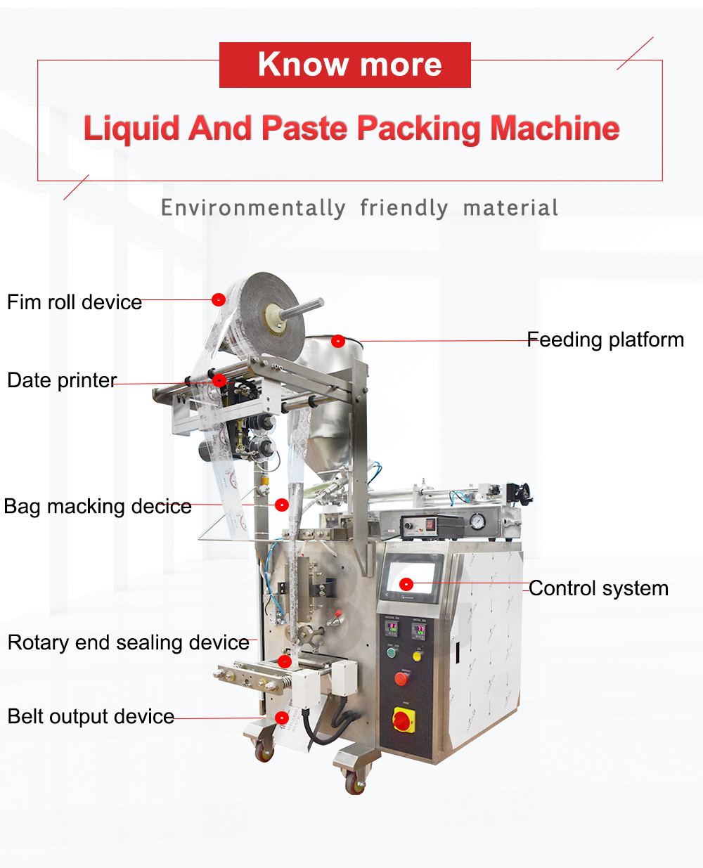 Bg Automatic Soy Salad Sauce Pouch Packing Machine Chill Sauce Tomato Sauce Sachet Packing Machine