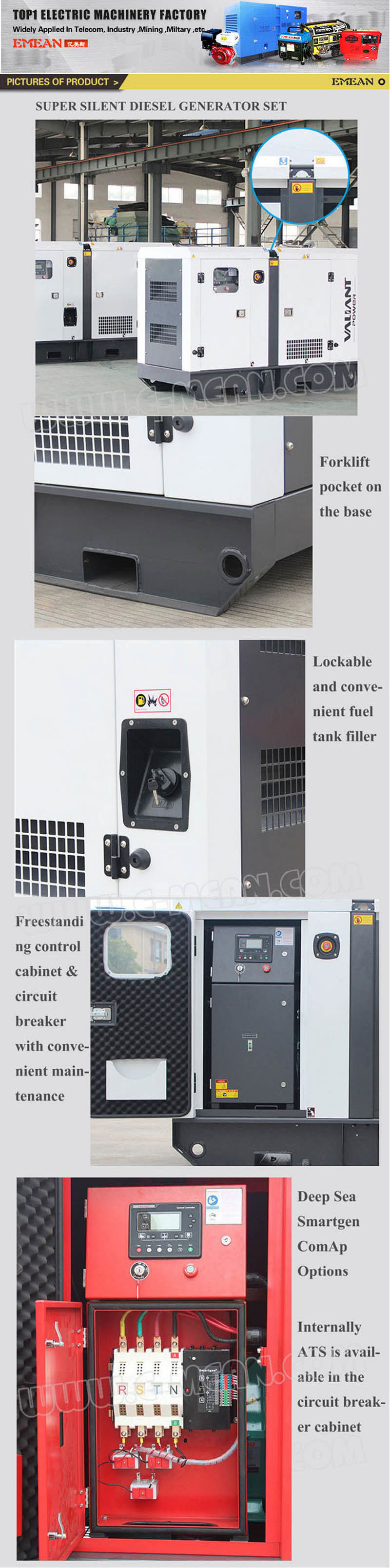 Low Noise 100kVA Silent Diesel Generator for Sale