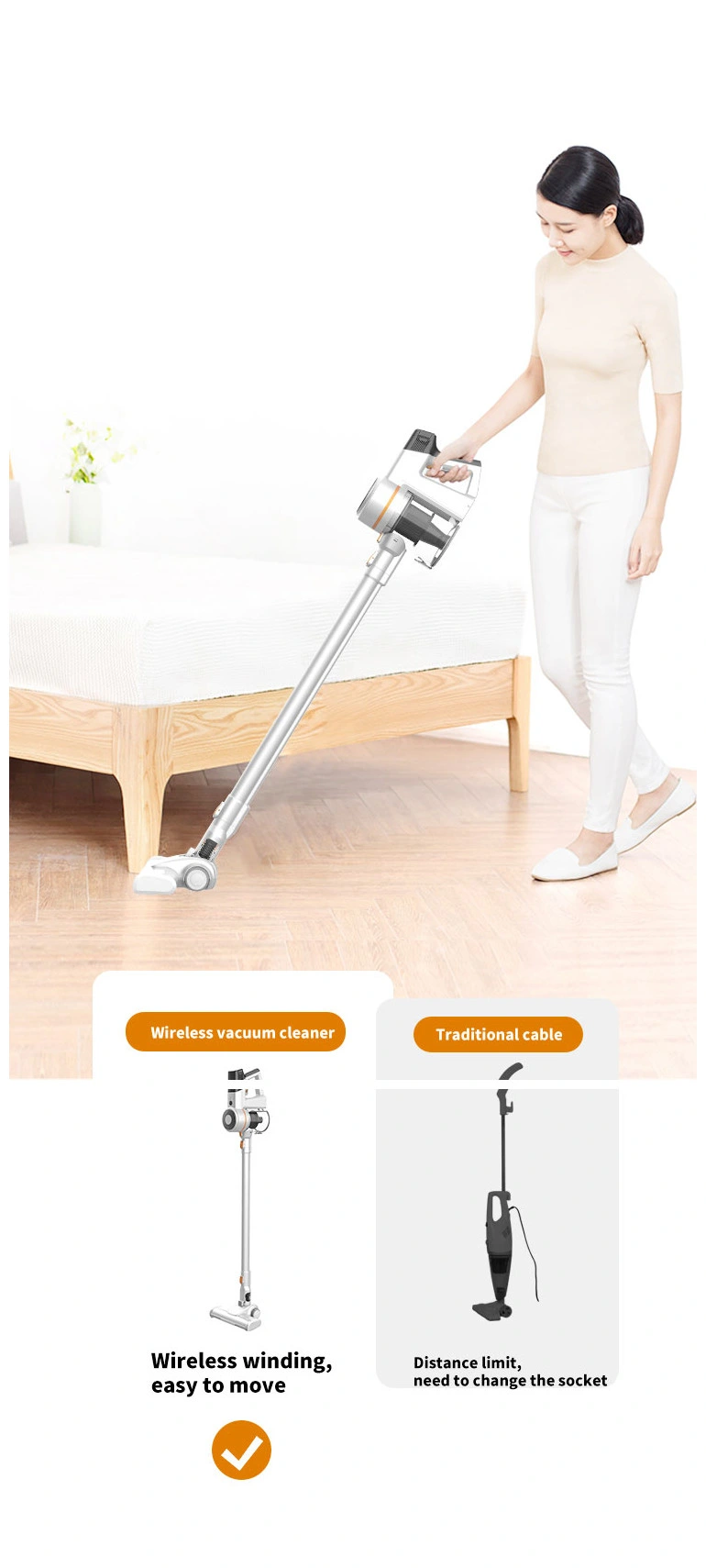 Gamana VC1905B Rechargeable 2 in 1 Cordless Handy Vacuum Cleaner