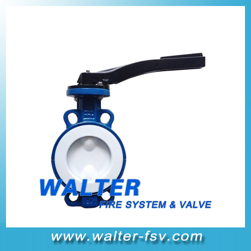 PTFE Seated Flange Butterfly Valve