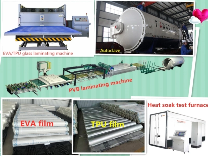 EVA Laminated Glass Machine for Bending Tempered Laminated Glass