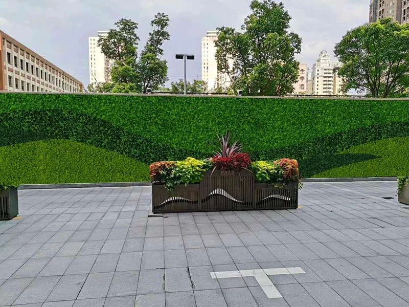 Outdoor Decorative Wall Grass Artificial Grass Synthetic Grass for Residential and Home Decoration