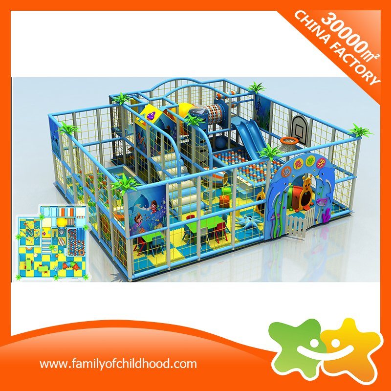 Ocean Theme Indoor Soft Play House Amusement Park Equipment for Sale