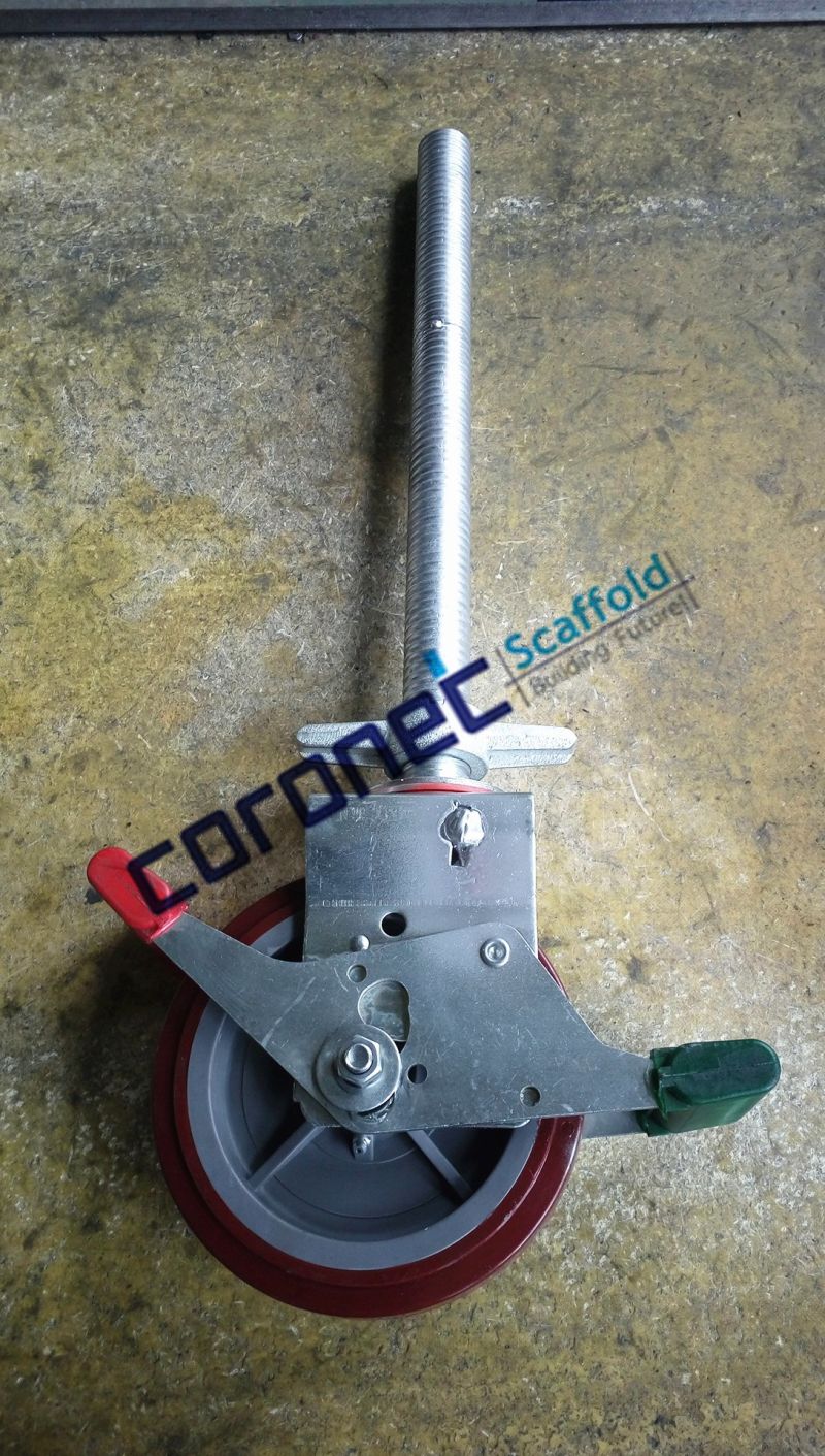 8''x2'' Australia Style Standard Scaffold Casters Ringlock Scaffold for Mobile Scaffolding Tower