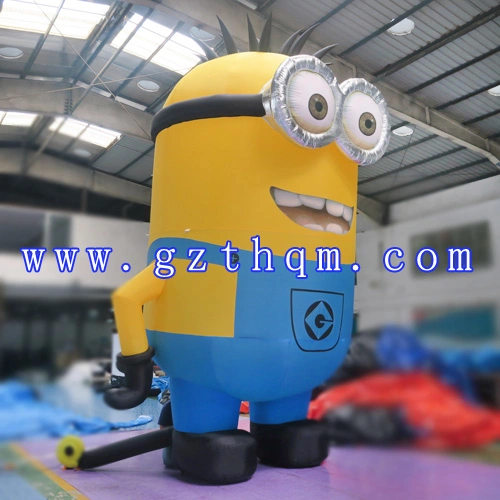 with Air Delivery Cost to Door 6m 20FT Tall Giant Inflatable Minion Cartoon