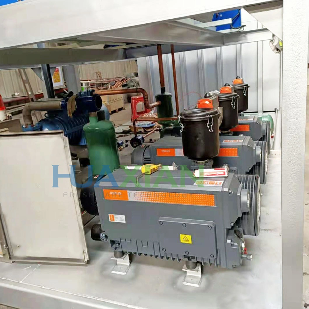 Customized Large Screw Compressor Evaporation Cooling System for 6 Pallet Vacuum Cooler
