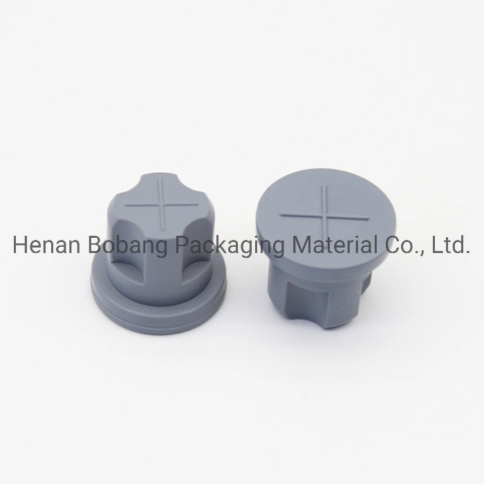 Rubber Stopper 15mm Grey Medical Lyophilized Rubber Stopper for Screw Neck Glass Vial