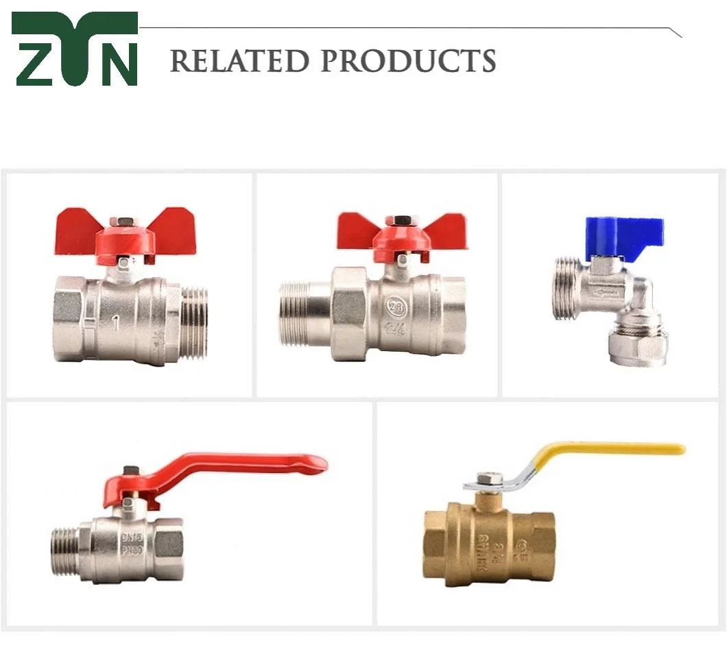 NPT Thread Brass Gas Ball Valve Solenoid Butterfly Control Angle Forged Mini Valve