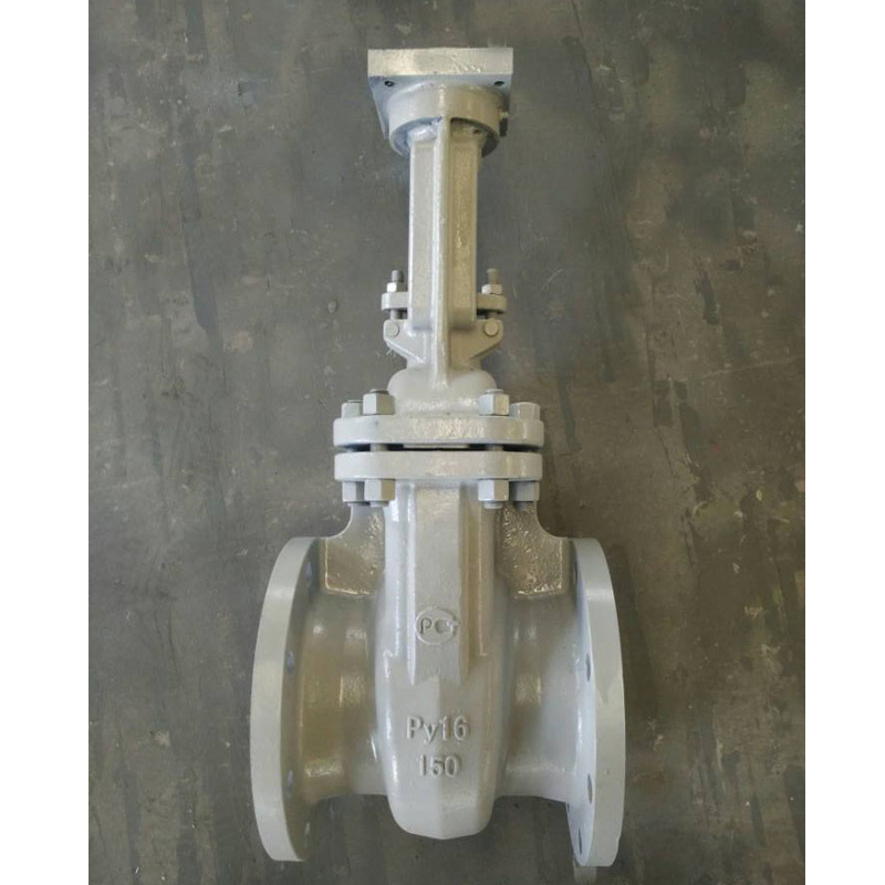 GOST Carbon Steel 20# Rising Electric Gate Valve Resilient Seat Water Pipeline Globe Carbon Steel Gate Valve