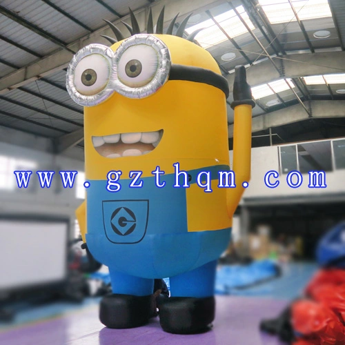 with Air Delivery Cost to Door 6m 20FT Tall Giant Inflatable Minion Cartoon