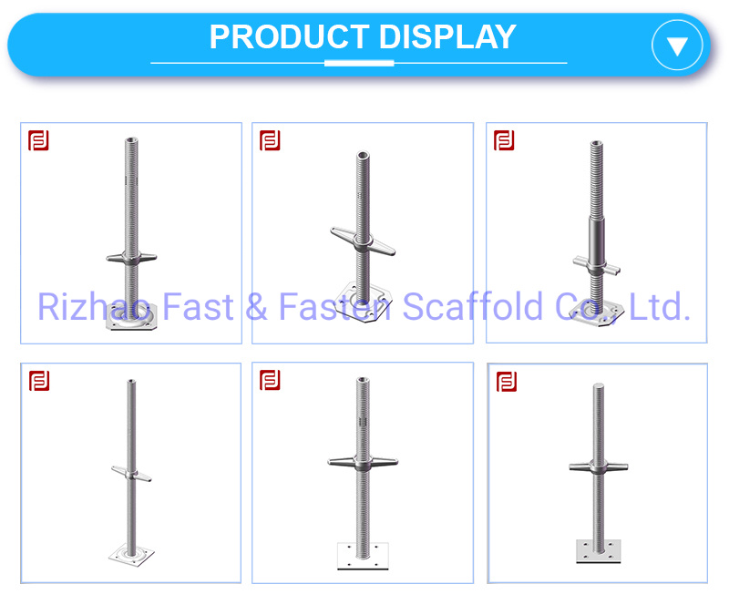 Wholesale Scaffold Leg/Scaffolding Adjustable Screw Base Jack