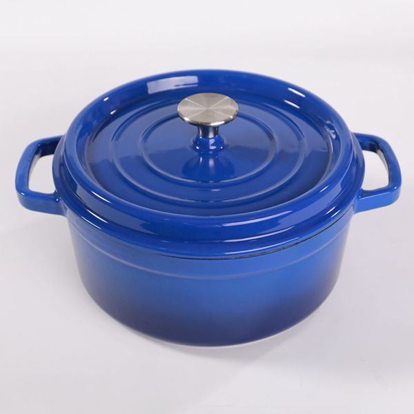 Multi-Color Enamel Cast Iron Soup Pot and Casseroles Cast Iron Cookware
