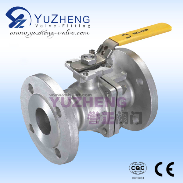 Yuzheng Valve 2 PC Ball Valve with Flange End