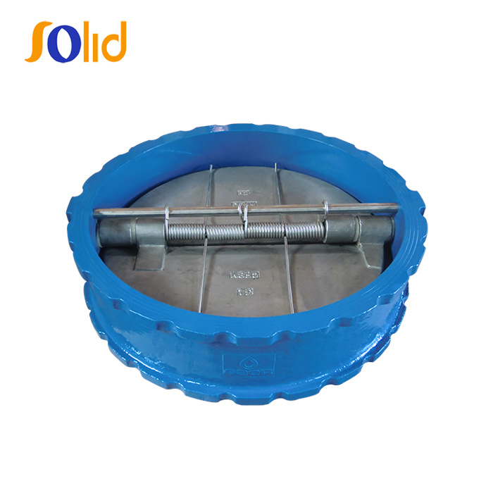 Wafer Type Double Disc Butterfly Check Valve