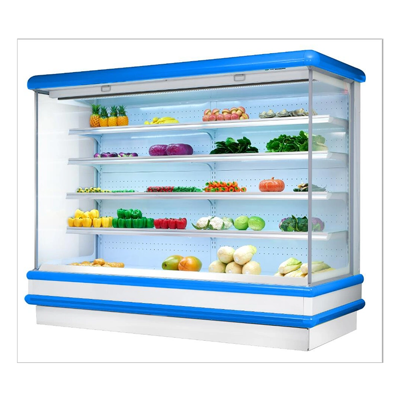 Fresh Fruit and Vegetable Display Cooler Refrigeration Equipment Commercial Fridge