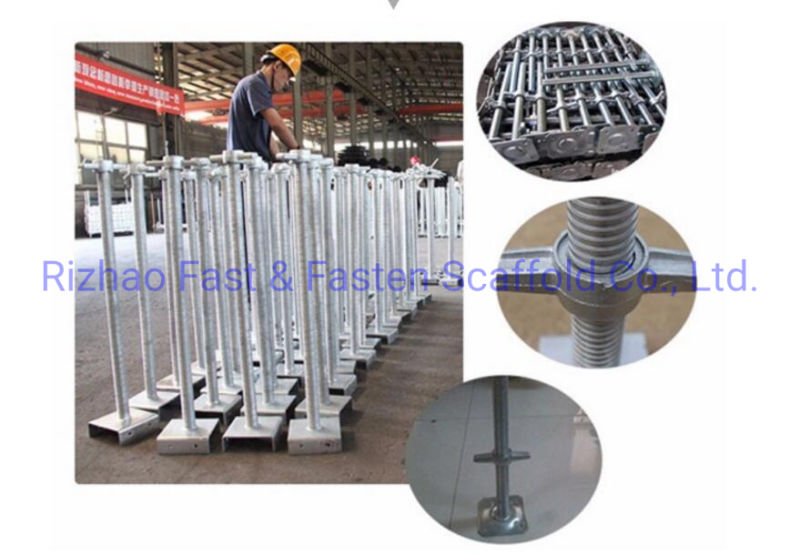 Scaffolding System Q235/Q345 Scaffolding Prop Jack Scaffolding Jack Base