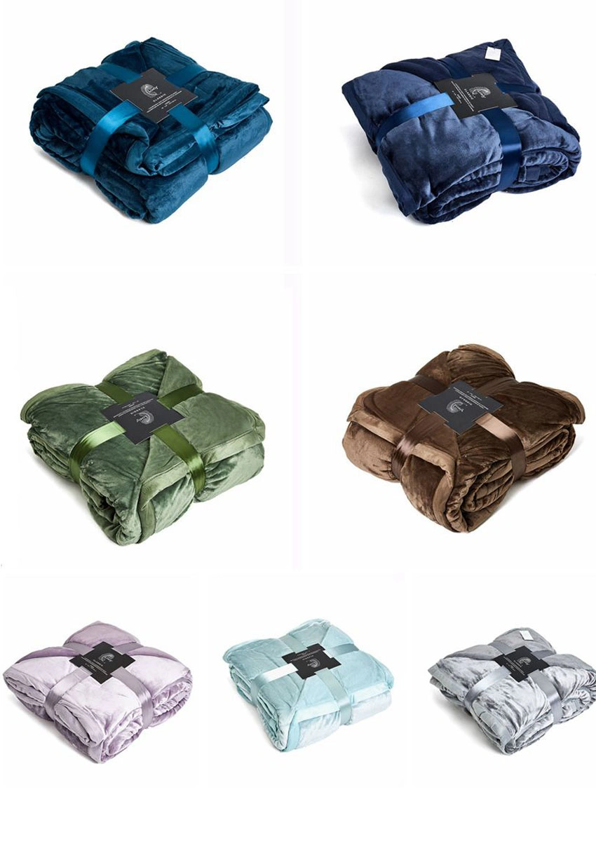 Factory Price Wool Blanket Custom Striped Blanket Woolen Camp Blanket